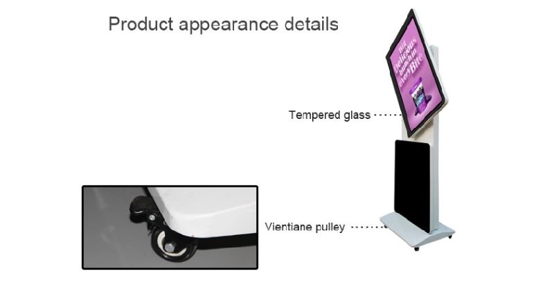 49" Dual Screen Indoor LCD Display, Digital Display, LCD Advertising Display LCD Screen, Interactive Touch LCD Kiosk