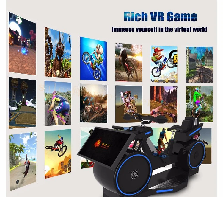 Vr Bike Ride Simulator 9d Virtual Reality Bike Gym Equipment