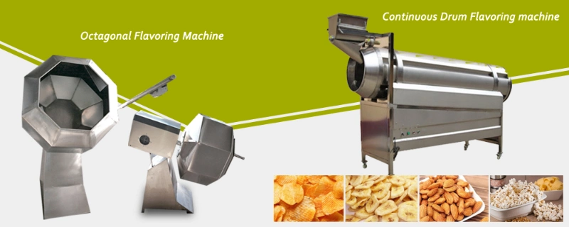 Stable Working Popcorn Seasoning Machine Snack Seasoning Machine Chips Flavoring Machine
