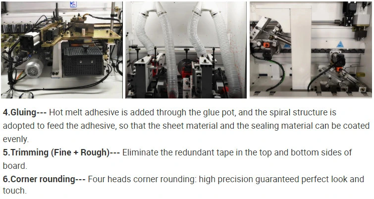 Professional Corner Rounding Pre Milling Functions Edge Banding Machine Manufacturers