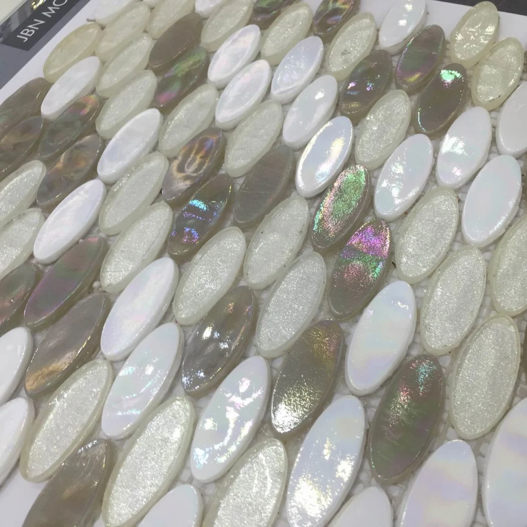 Project Design Iridescent Marble Glass Tile Mosaic