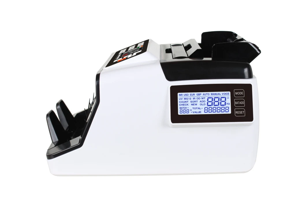 Al-7200 Financial Equipment GBP Euro USD Foreign Currency Bank Note Counter Money Paper Counting Machine Cash Counting Machine