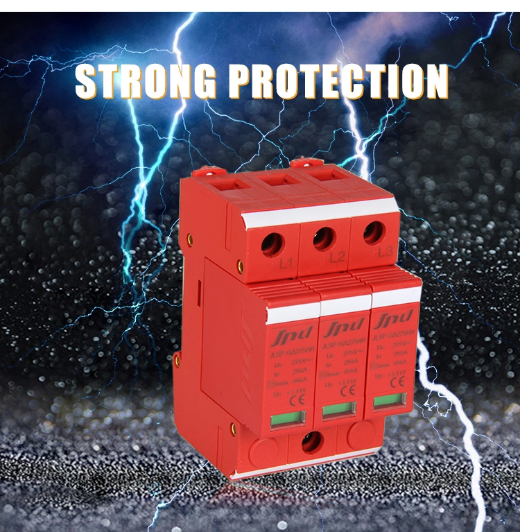 Jinli SPD DC220V DC85V DC350V Surge Protector Meaning 40ka Lightning Protection Device