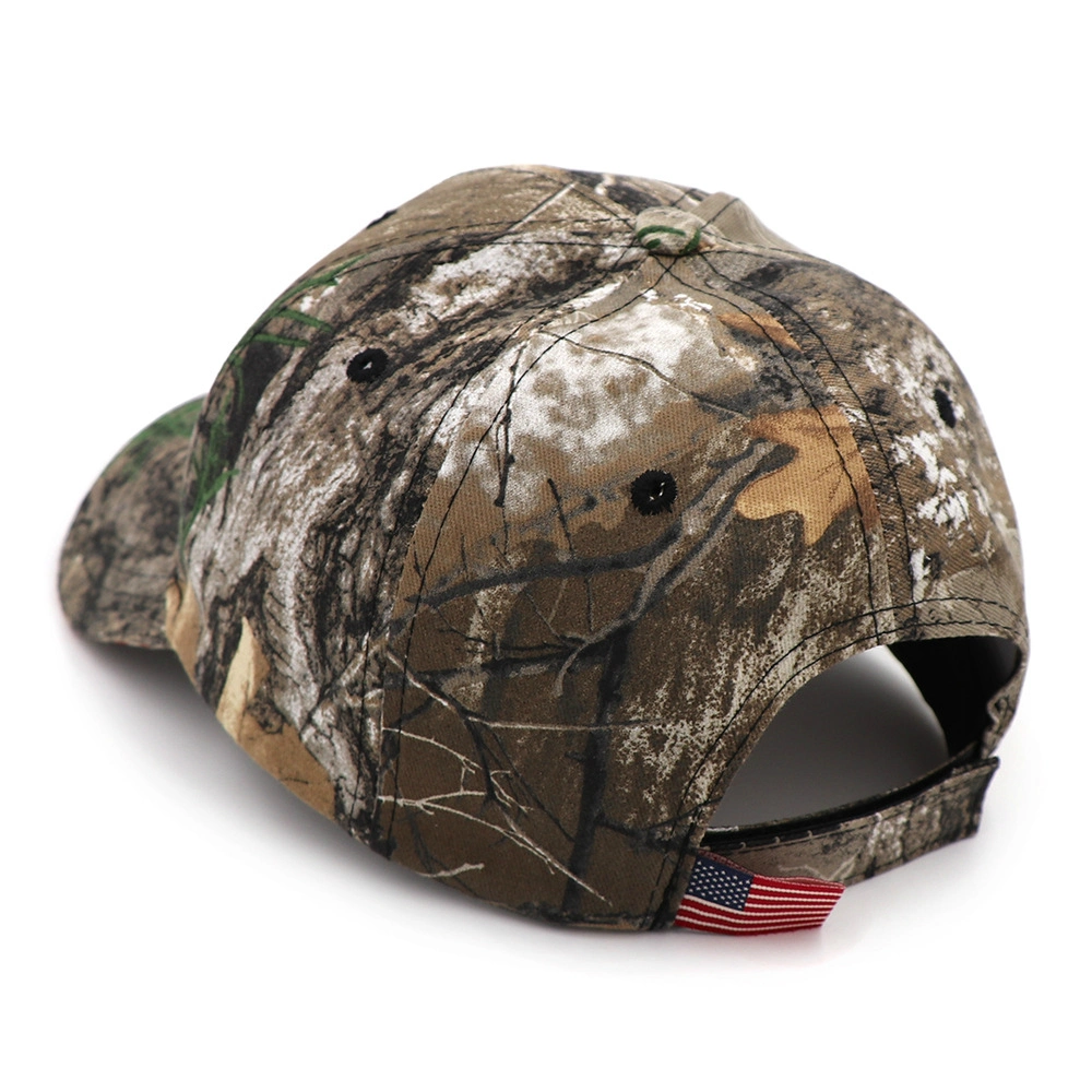 2020 Us Presidential Election Cotton Deciduous Camouflage Embroidery Promotional Baseball Caps