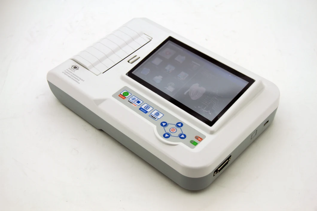 7 Inch TFT Touch Screen ECG Machine Mslec38 Multi-Language Options ECG Price