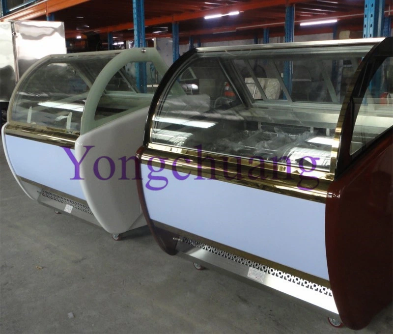 Factory Sales Ice Cream Display Counter with French Tecumseh Compressor
