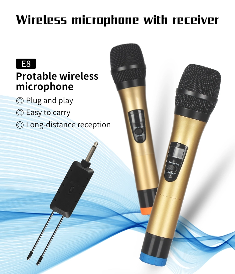 True Diversity Wireless Microphones Outdoor Handheld Wireless Microphone