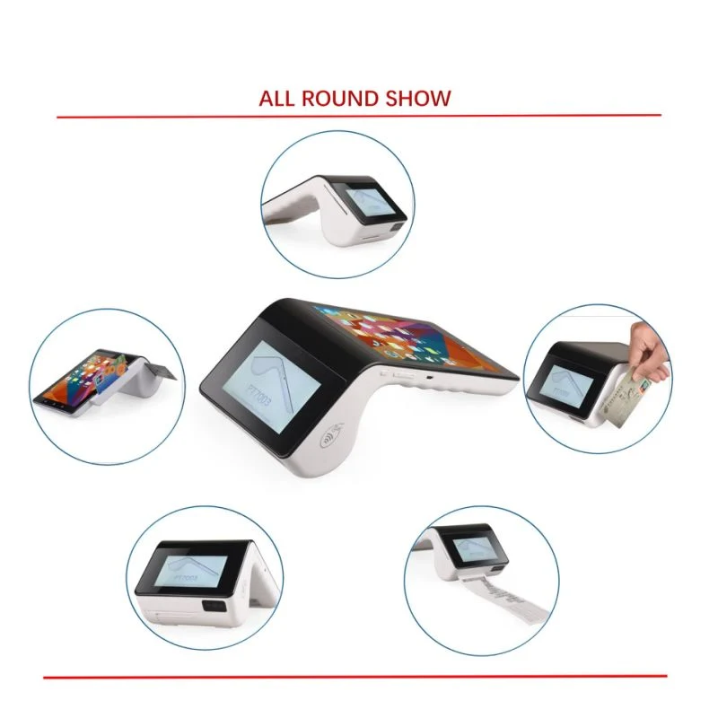 PT7003 Android Tablet with Thermal Printer 2D Barcode Scanner Handheld POS Devices All in One