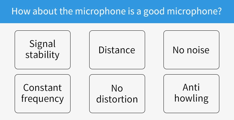 Wireless Handheld Microphone Wireless Professional VHF Wireless Microphones for Speech Sing Performance