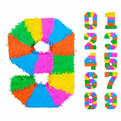 Cheap Price Number Pinata Wedding and Birthday Decoration Costume Artificial Crafts Number Pinata