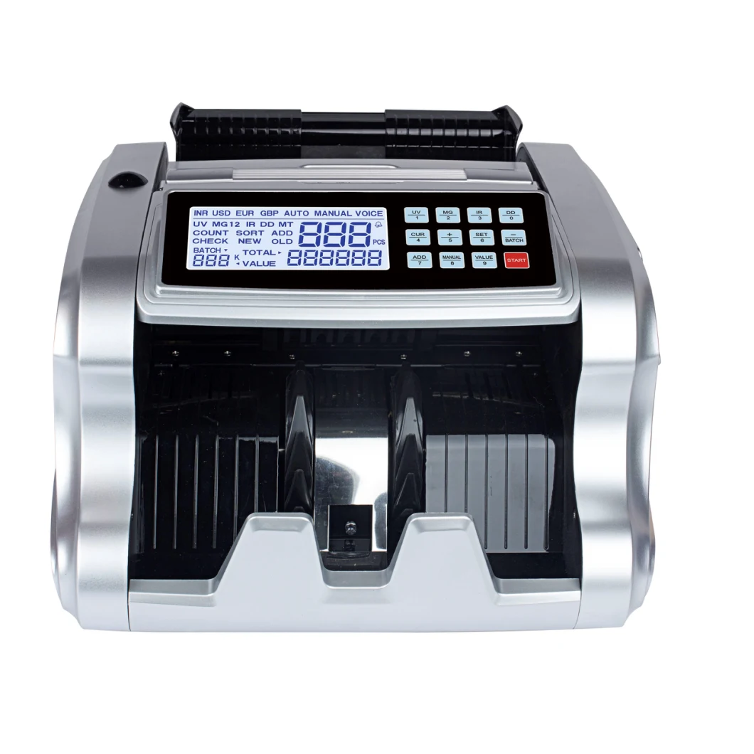 Al-6700 Dual Display Portable Automatic Money Counter for Multiple Currency Bill Counter Banknote Counting Machine