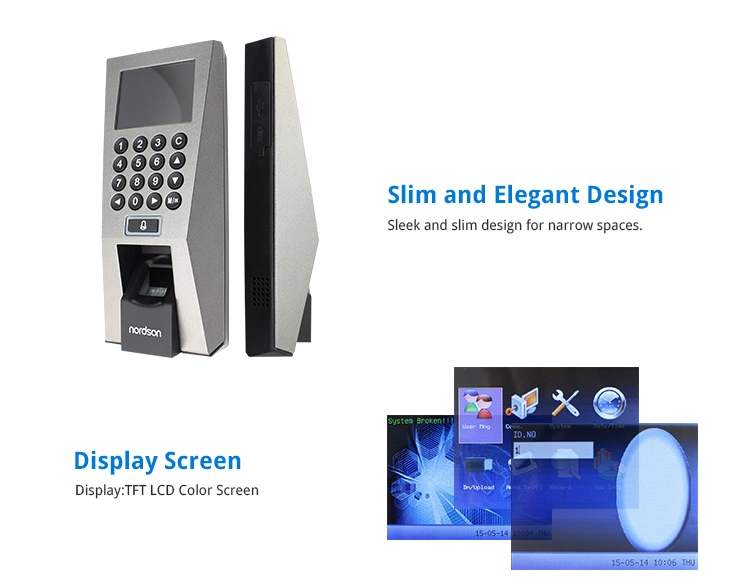 Hot Sale Zkteco Biometric Access Control Reader Biometric Time in Time out Finger Print Attendance