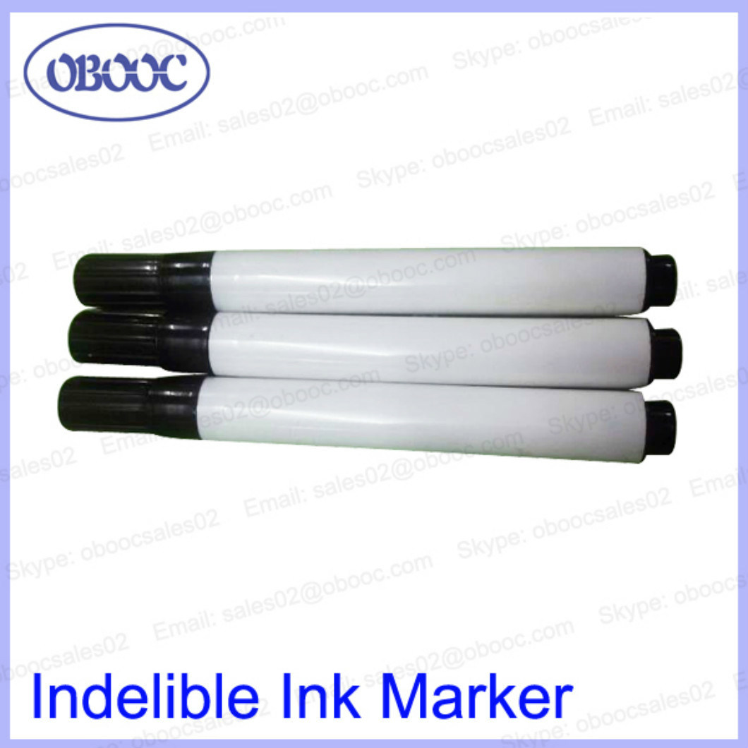 Indelible Marker Pen for Election Voting with Silver Nitrate