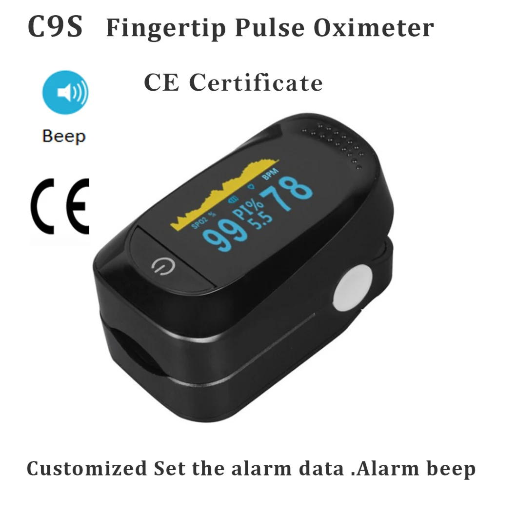 Hospital Equipment IP22 Level Water and Dust Resistance Medical Devices Handheld Pulse Oximeter