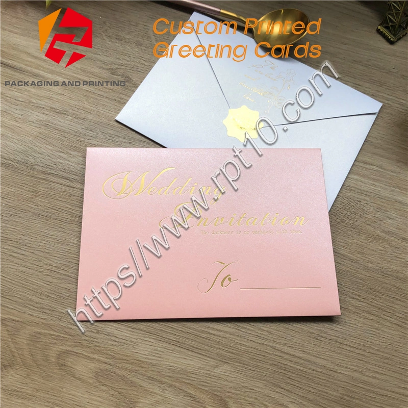 Greeting Card with Box and Envelope/Thank You Card/Invitation Card/Letter Card/Response Card/Wedding Invitation Card