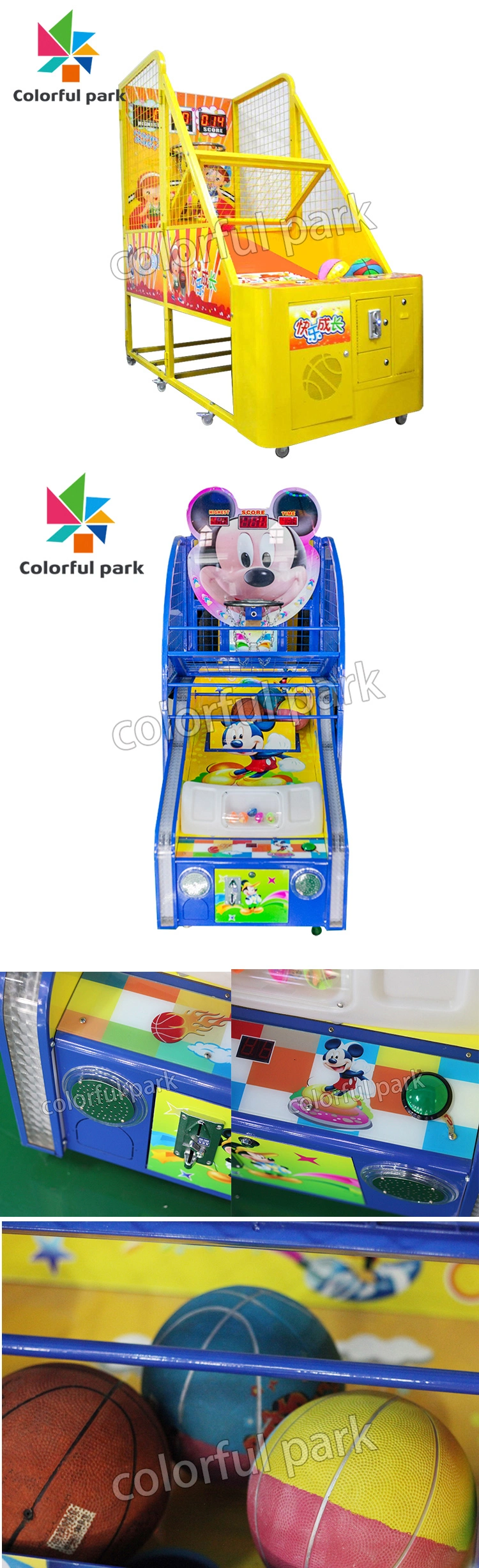 Street Basketball Arcade Game Machine Coin Operated Basketball Game Machine Electronic Game Machine