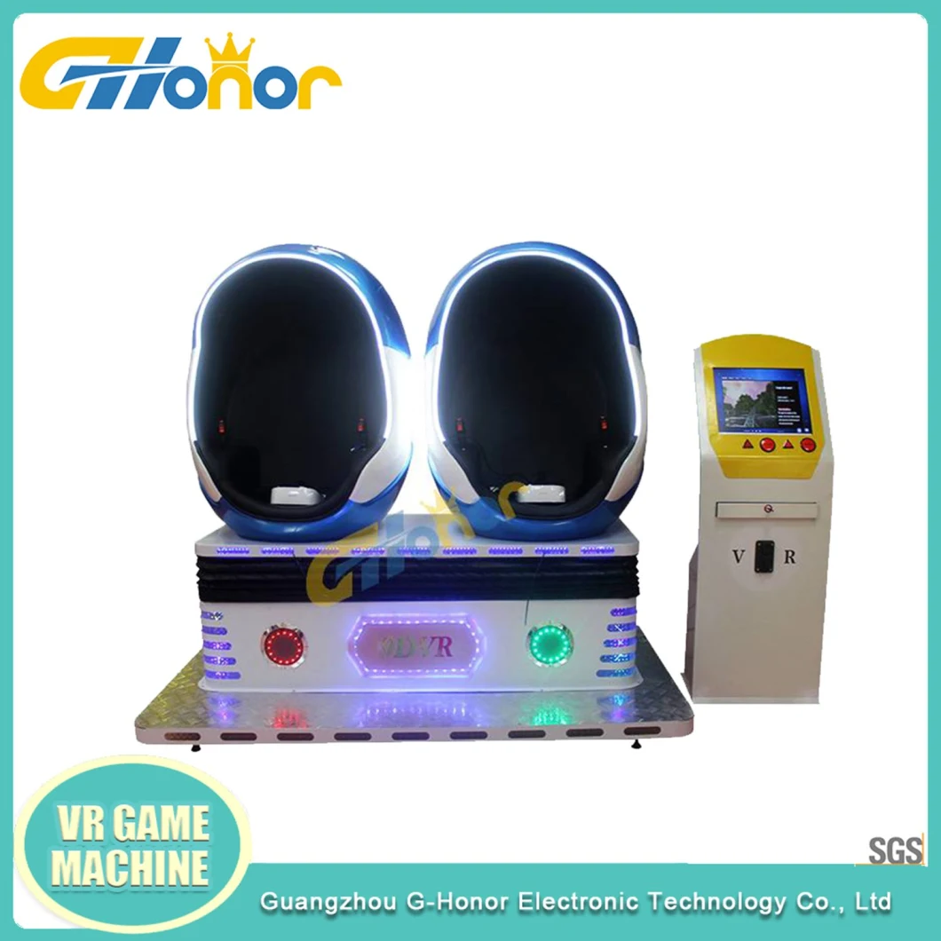 Vr Chair Virtual Reality Simulator Game Machine Vr Egg Chair Virtual Reality Game Coin-Operated 9d Vr Game Machine for Sale Two Seat Cinema 9d for Sale