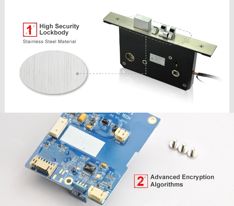 Cheap Electronic RFID Key Card Hotel Door Lock Can Use with Software System