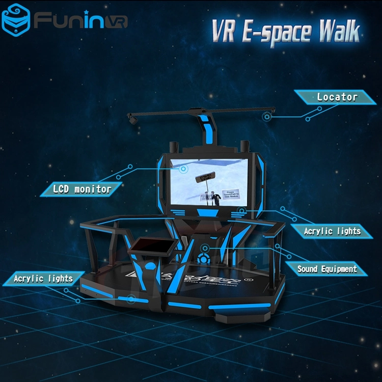 Interactive Arcade Game Machine Vr E-Space Walk 9d Virtual Reality Cinema