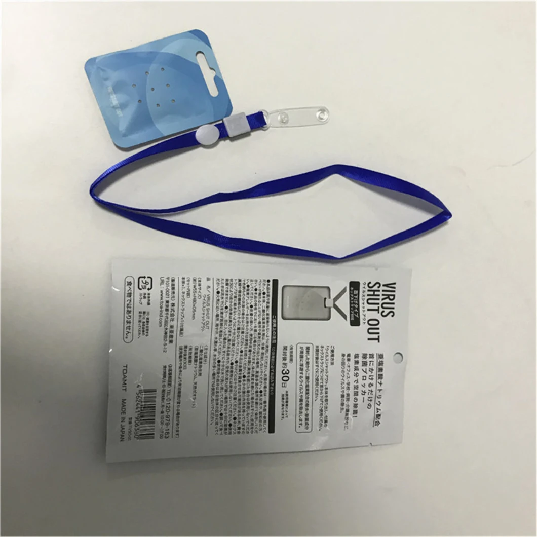 2020 Best Selling Air Sterilization Card Sterilization Card Neck-Mounted Bacteriostatic Clo2 Protection Card