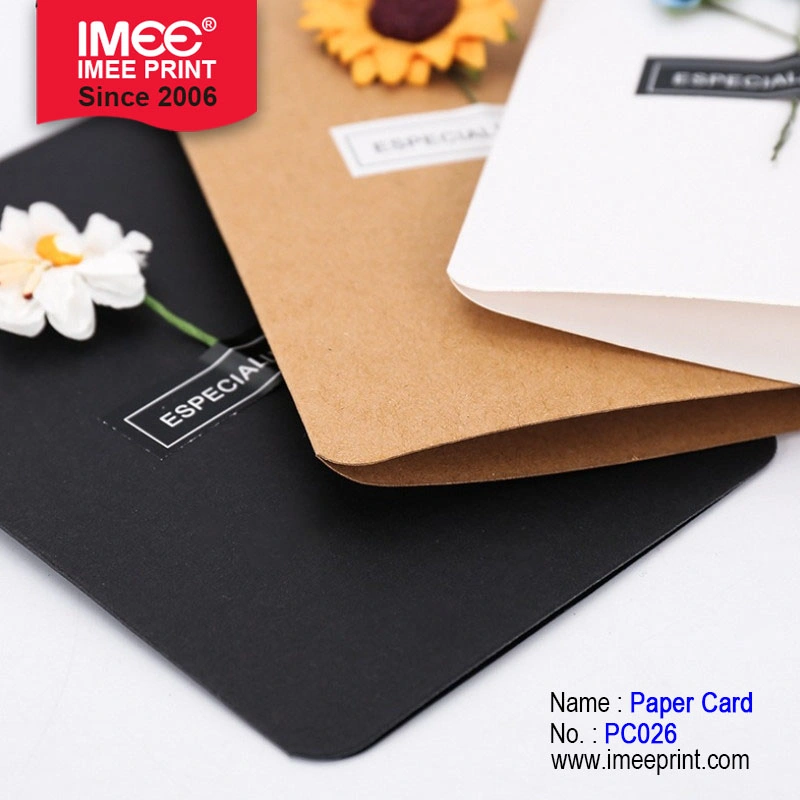 Imee New Korean Hot Gold Bouquet Greeting Card Express Message Love Square Fold Card