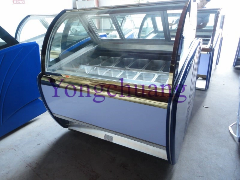 Factory Sales Ice Cream Display Counter with French Tecumseh Compressor