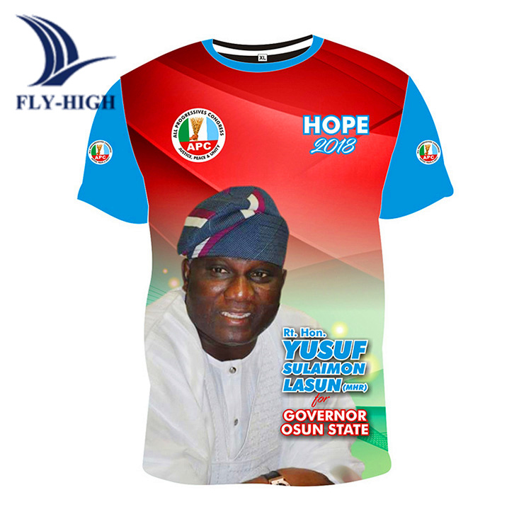 Custom T-Shirt Election Campaign Promotional Cotton Vote T Shirt