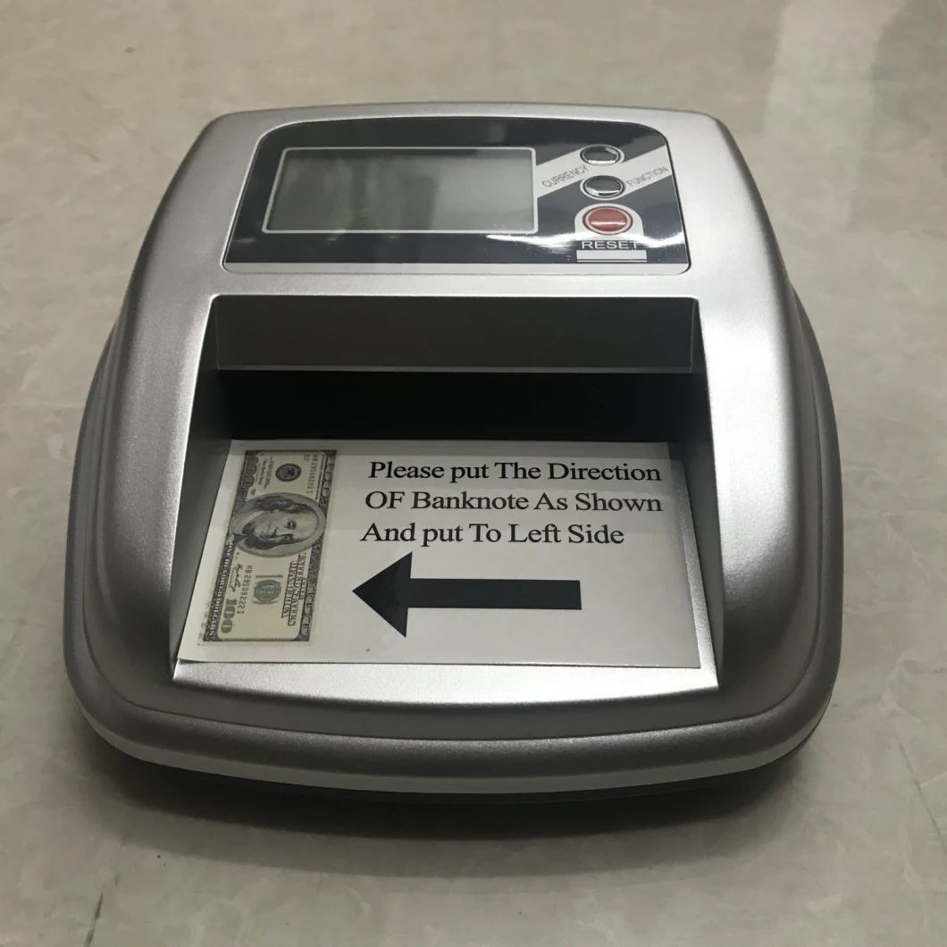 Banknote Detector Fake Mixed Cash Money Counting Machine Portable Bill Counter