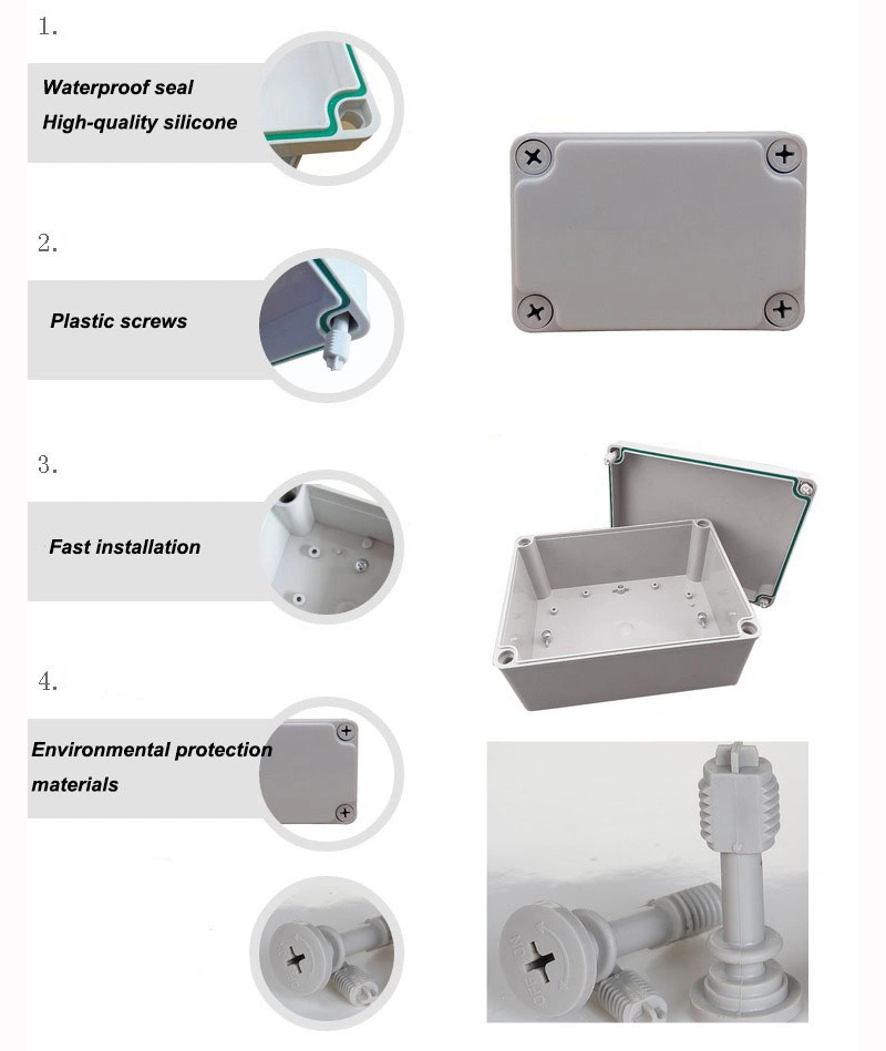 Waterproof Plastic Enclosure Box Electronic Project Instrument