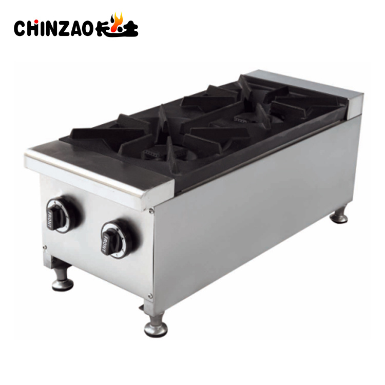 Hot Sales Stainless Steel Counter Top Gas Cooker with 2 Burners