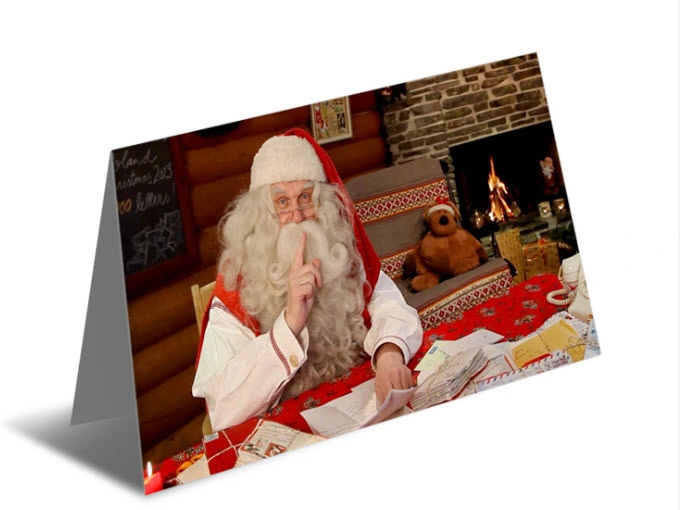 2019 Beautiful Merry Christmas 3D Lenticular Greeting Post Card DIY Christmas Greeting Card