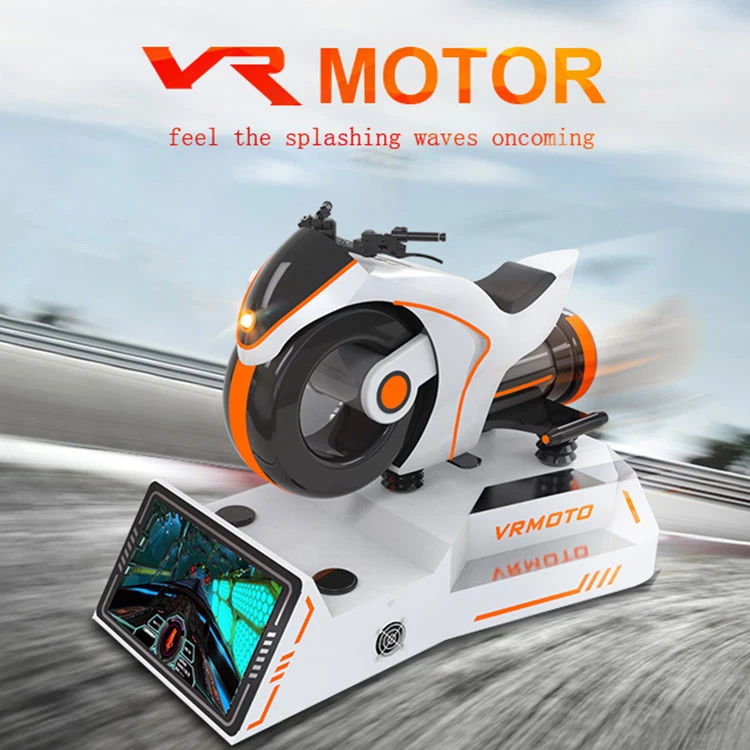Game Center Virtual Reality Equipment Vr Motion Motorcycle Racing Simulator