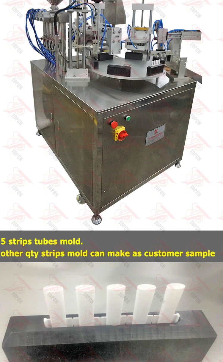 Ulatrasonic 5/7 Strips Tubes Filler and Sealer for Ampoule Plastic Tube