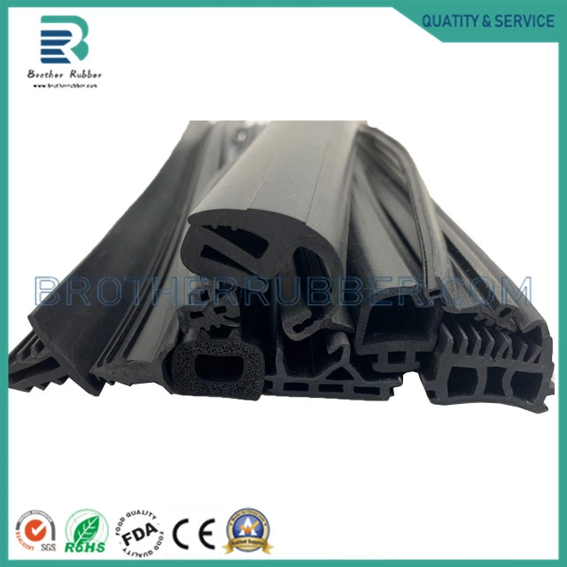 E Shape EPDM Extruded Self-Adhesive Seal Strip Aluminium Window Glass Rubber Door Seals Tape