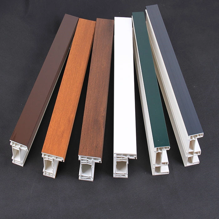High Weather Resistance Aging Resistance 100% Recyclable PVC UPVC Profiles for Windows and Doors