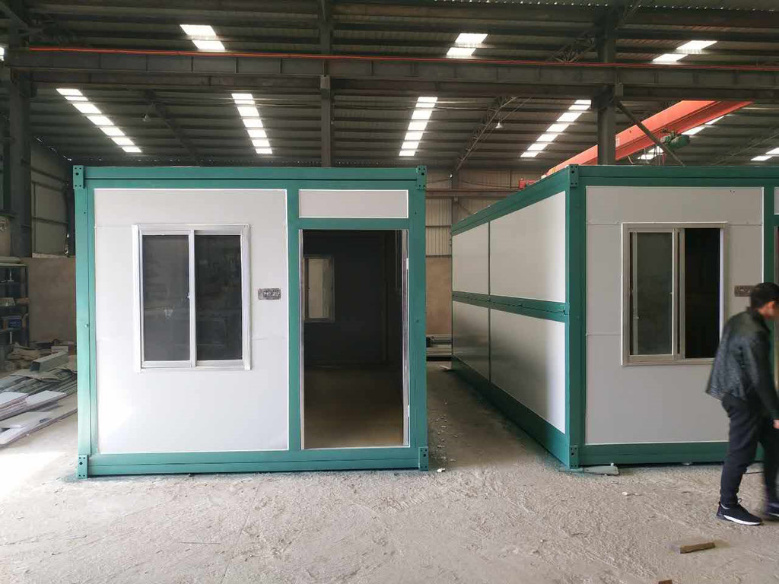 Kazakhstan Easy Installing China 20FT Folding Container House Office Dormitory