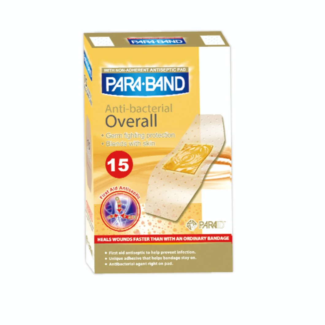 Grid PU Anti-Bacterial Overall Adhesive Bandage Strips (PA-6122)