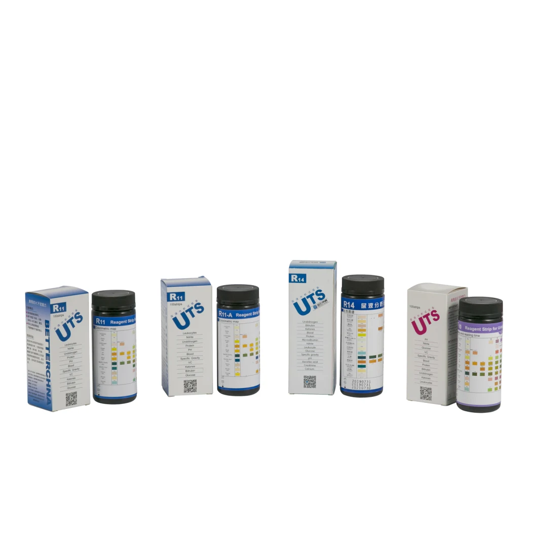 Reagent Strips for Urinalysis 12 Parameters Urine Test Strips for Analyzer & Visual