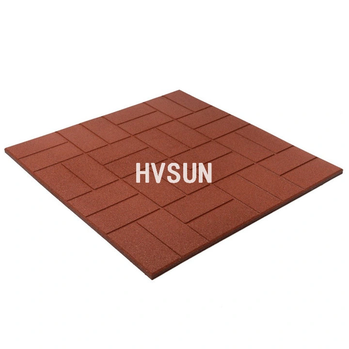 Adhesive Paving Rubber Tactile Strips for Blind and Warnning Flooring