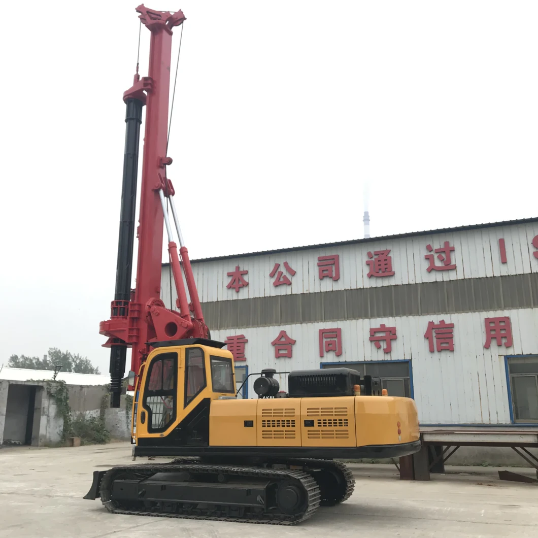 Pile and Electric Ground Screw Pile Driver Drilling Dr-90 Crawler Pile Driver Rig Machine