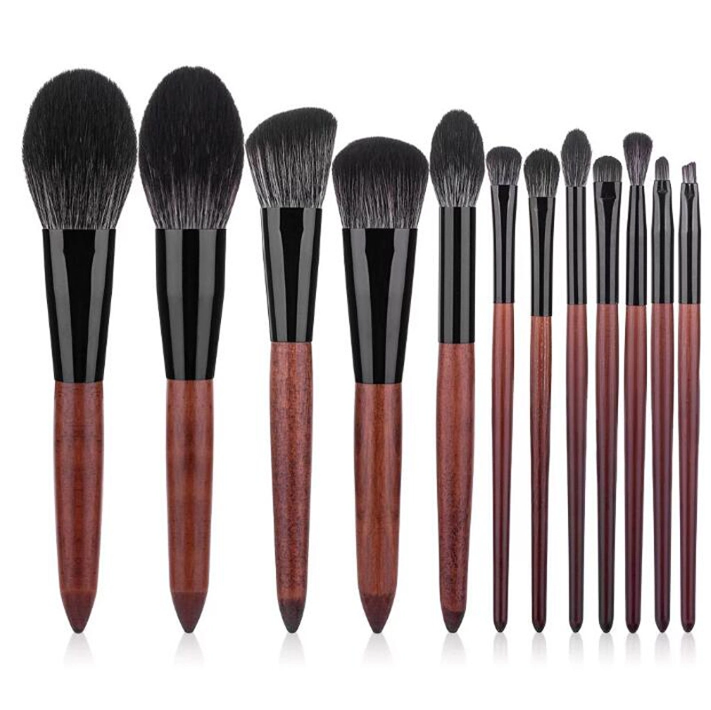 12PCS High Quality Makeup Brush Set Foundation Eyeshadow Eyeliner Blush Brush Cosmetic Brush Makeup Brush