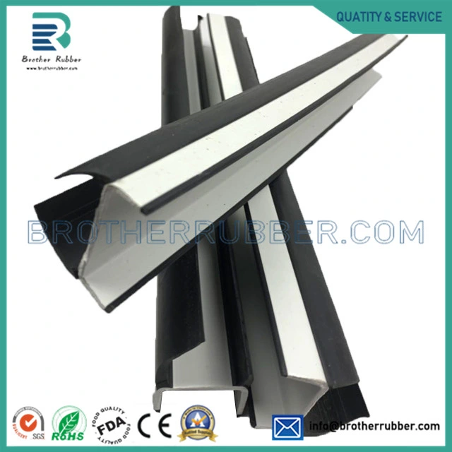 Black Hollow PVC Plastic Seal Strip PVC Rubber Strip for Equipment