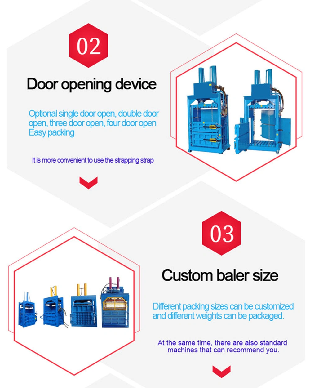 New Arrival Vertical Hydraulic Baler for Wool/Hydraulic Wool Press/Wool Baling Press Machine