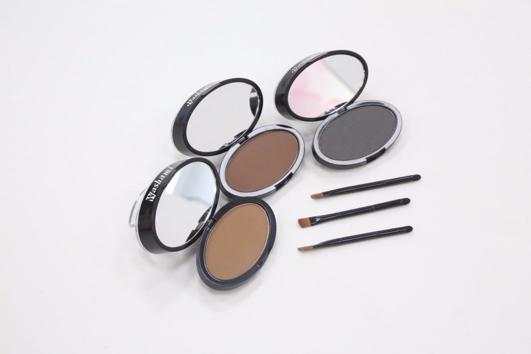 Washami Hot Sale Waterproof Eyebrow Powder with Stamp Seal and Brush