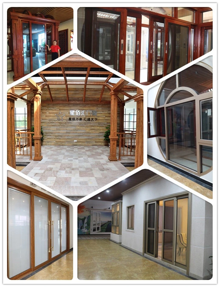 Best Selling Products Custom Double Tempered Glass Door Excellent Weather Stripping Glass Interior Aluminium Folding Doors (JBD109)