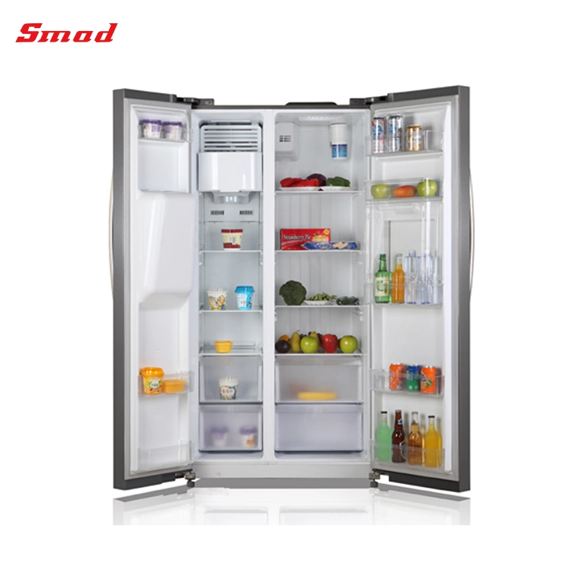 Kitchen Frost Free Wide Double Door Refrigerator with Ice Maker