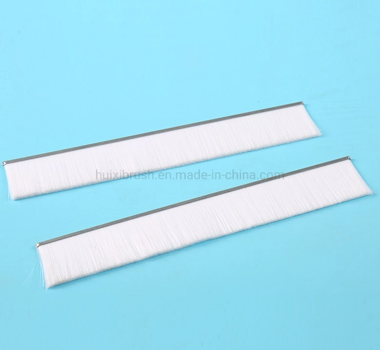 Metal Back Filament Sweep Door Seal Brush Strip