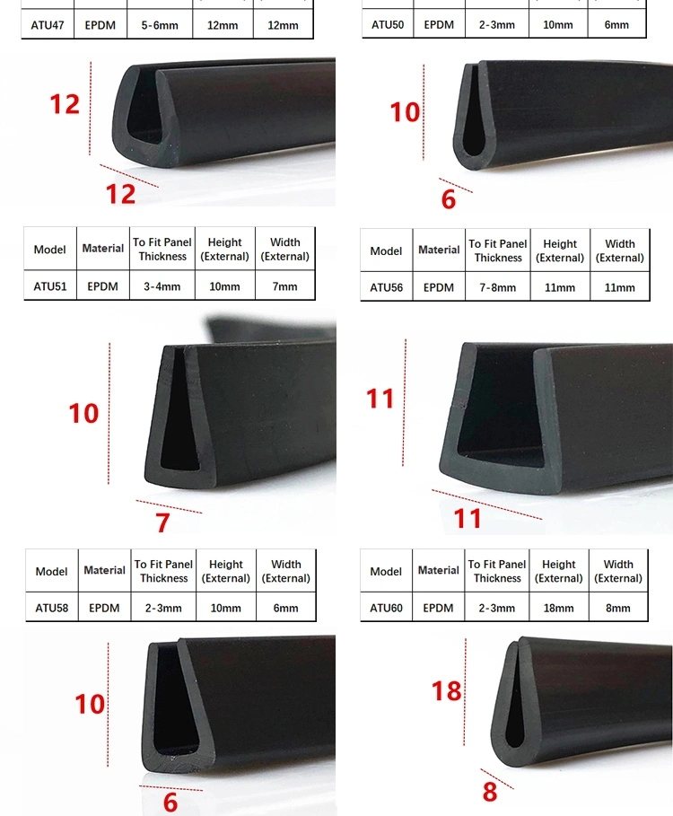 EPDM Rubber Extrusion Foam Seal Strips