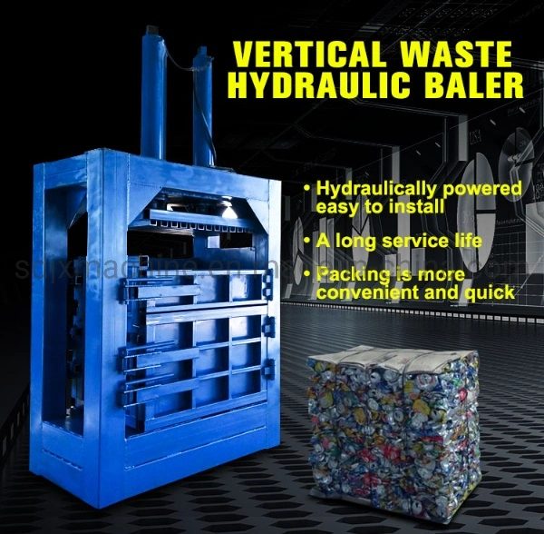 Vertical Hydraulic Baler for Wool/Hydraulic Wool Press/Wool Baling Press Machine