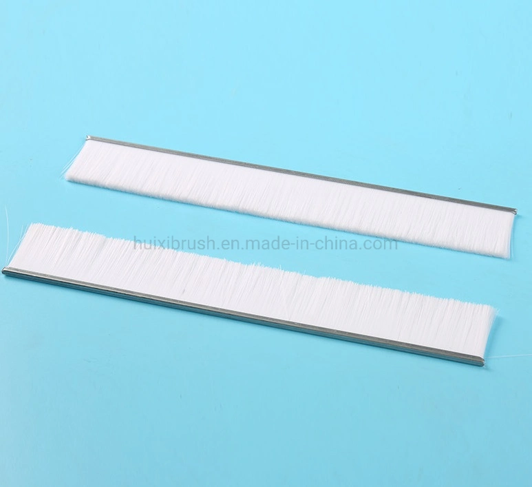 Metal Back Filament Sweep Door Seal Brush Strip